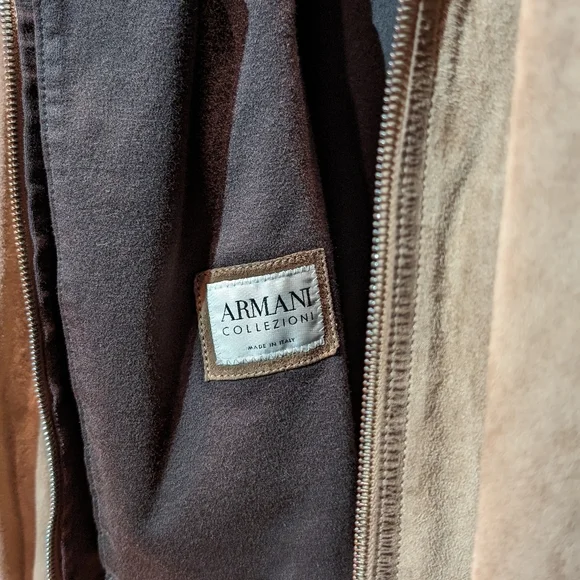 Giorgio Armani Goat Skin Men's Jacket (size 46)